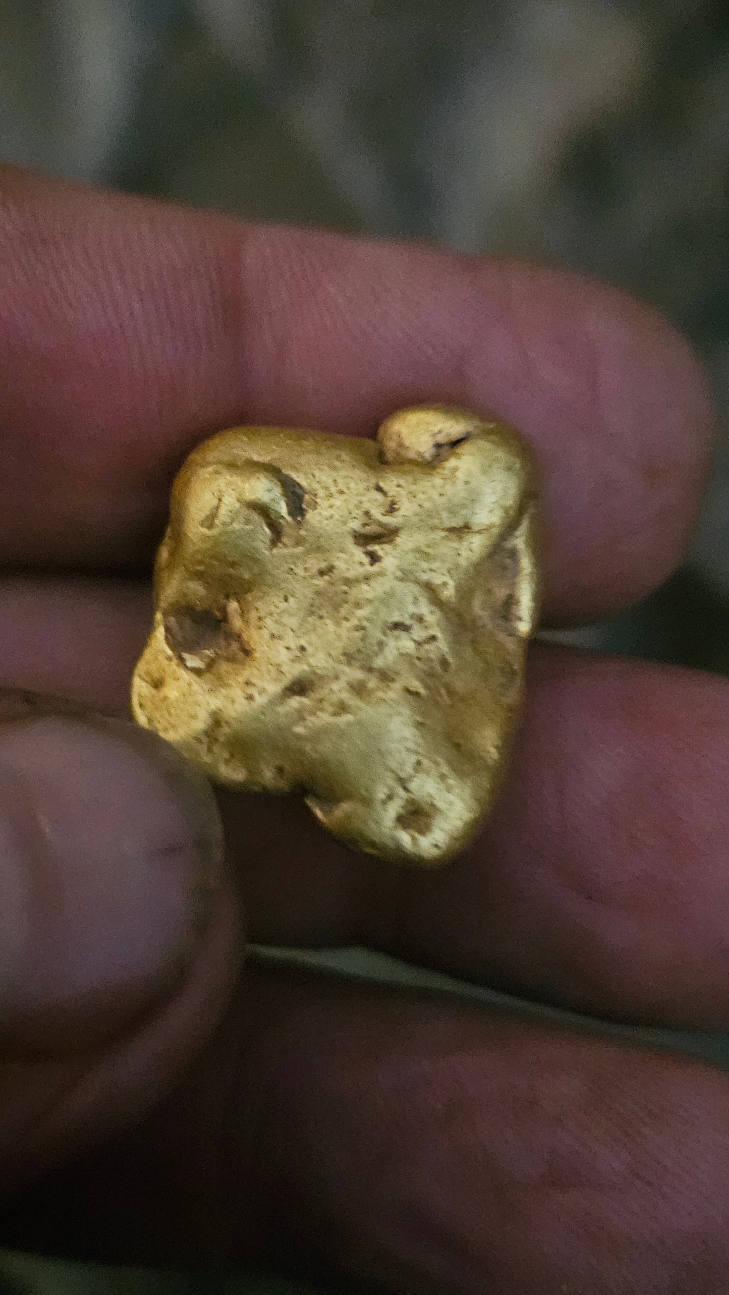 37.83 solid dense gold nugget from Mexico - stunner
