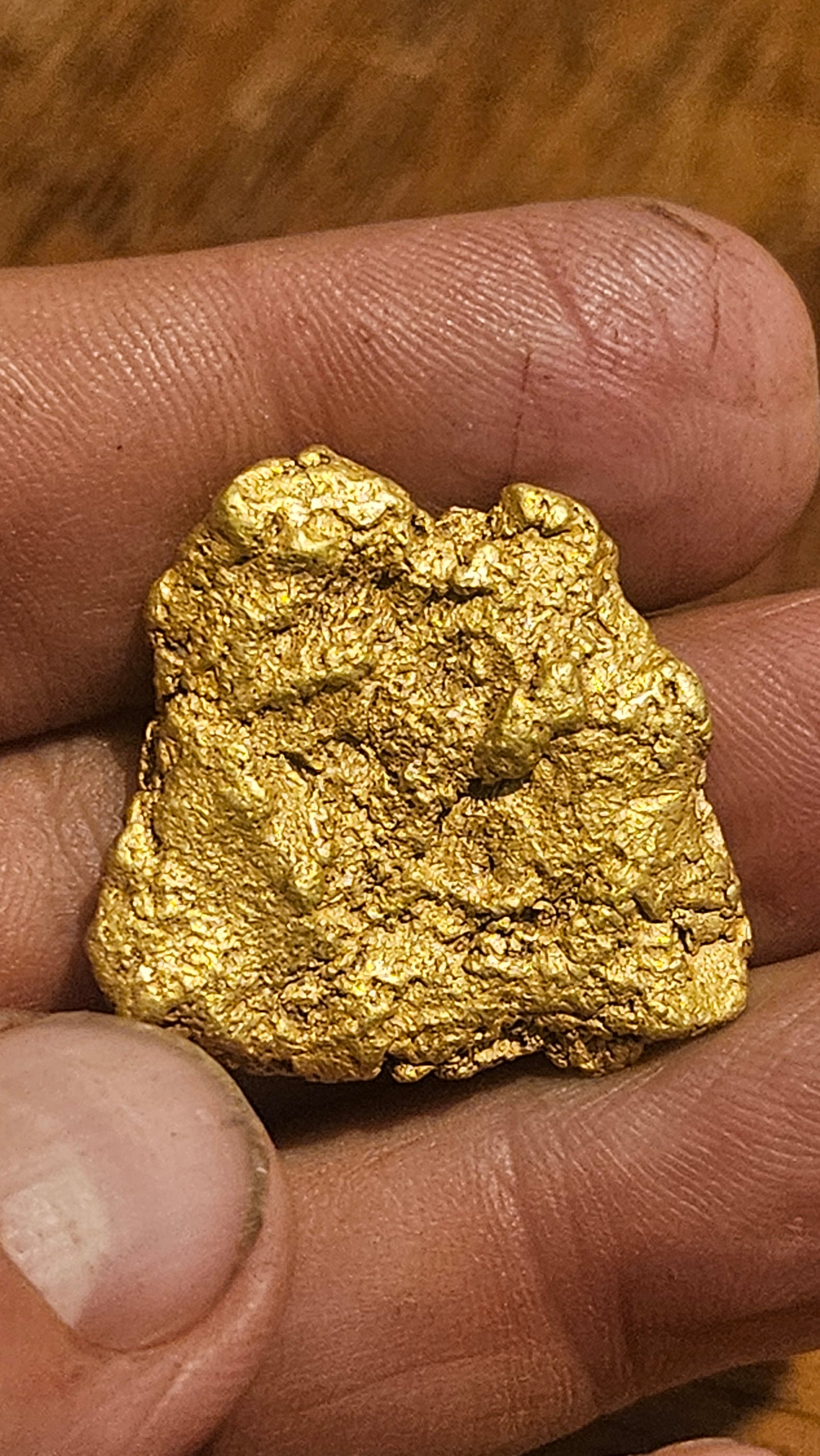 Just over an ounce Wickenburg AZ gold nugget