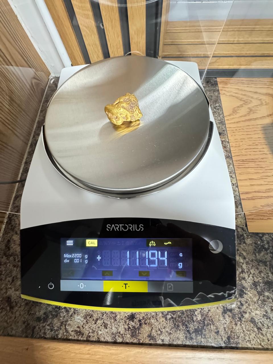 HIgh purity Mexican Gold nugget - 111.94 grams