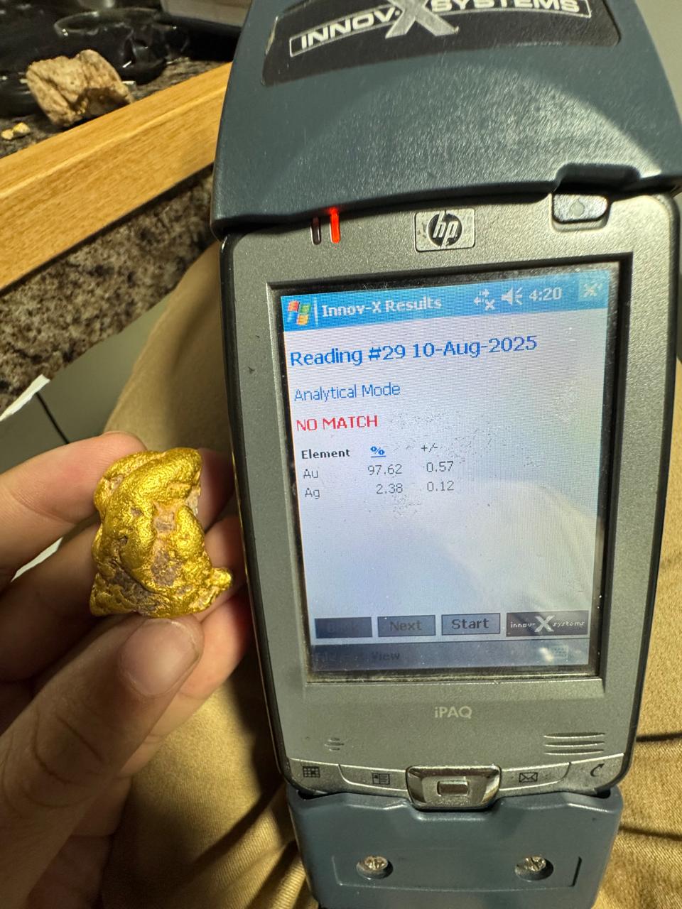 HIgh purity Mexican Gold nugget - 111.94 grams