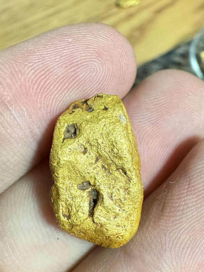 HIgh purity Mexican Gold nugget - 16.80 grams - 98.66 pure - DENSE!