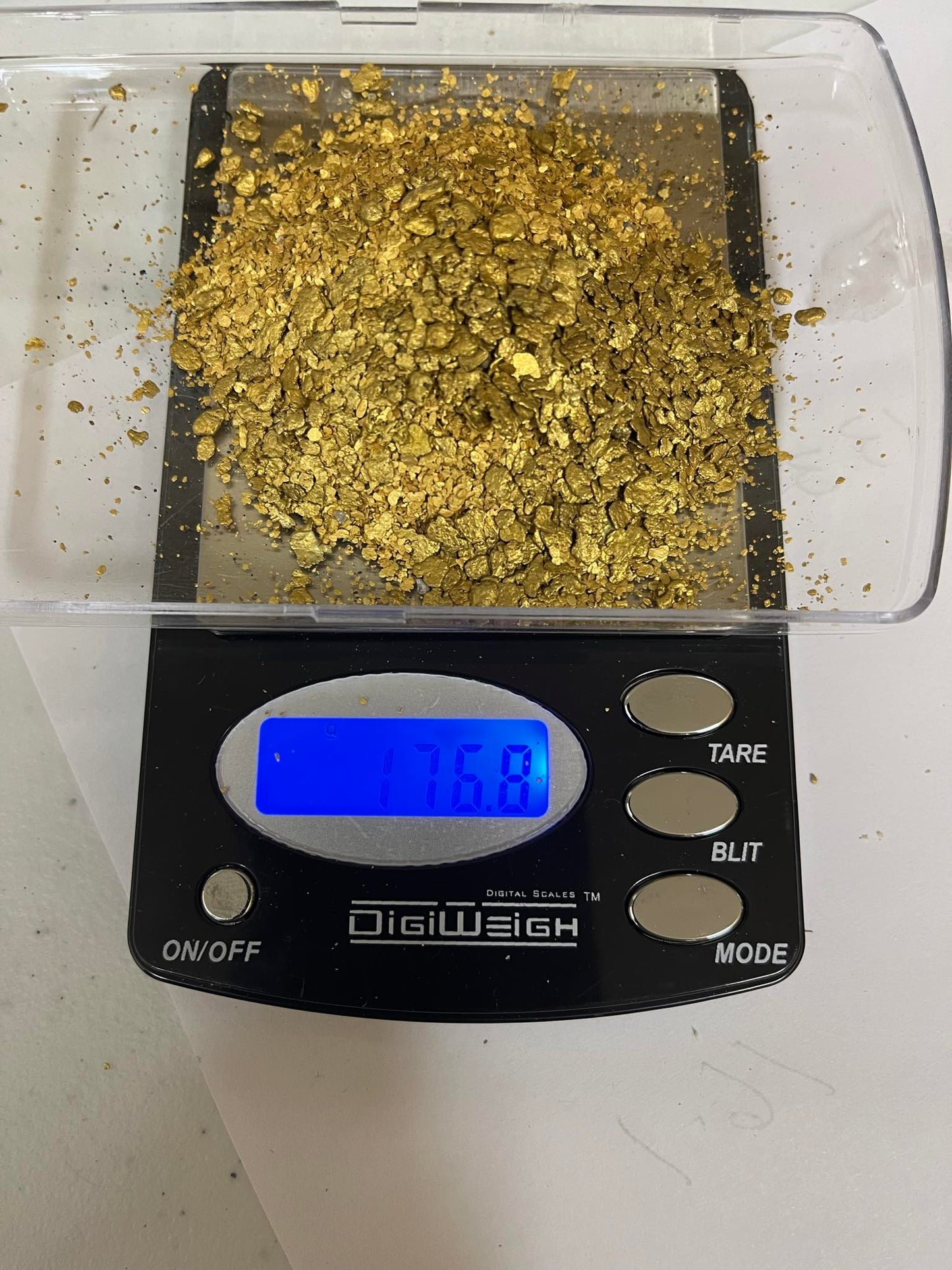 Canyon Creek California - 3 gram Paydirt - Flat shiny gold! beautiful