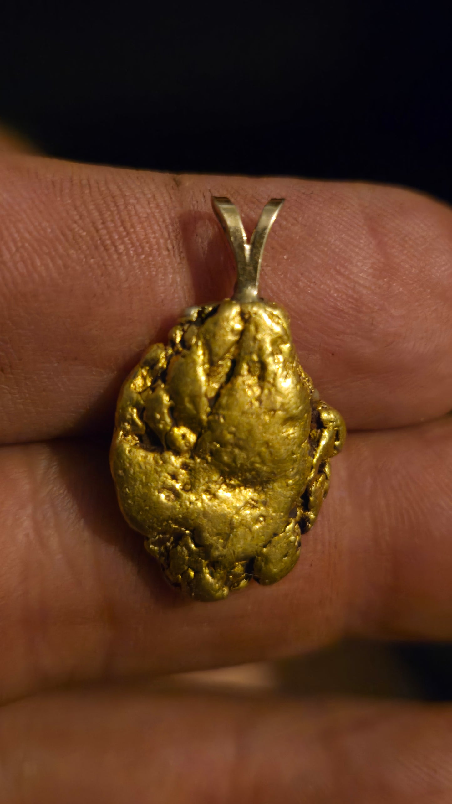 Gold Nugget Pendant - 13.24 grams
