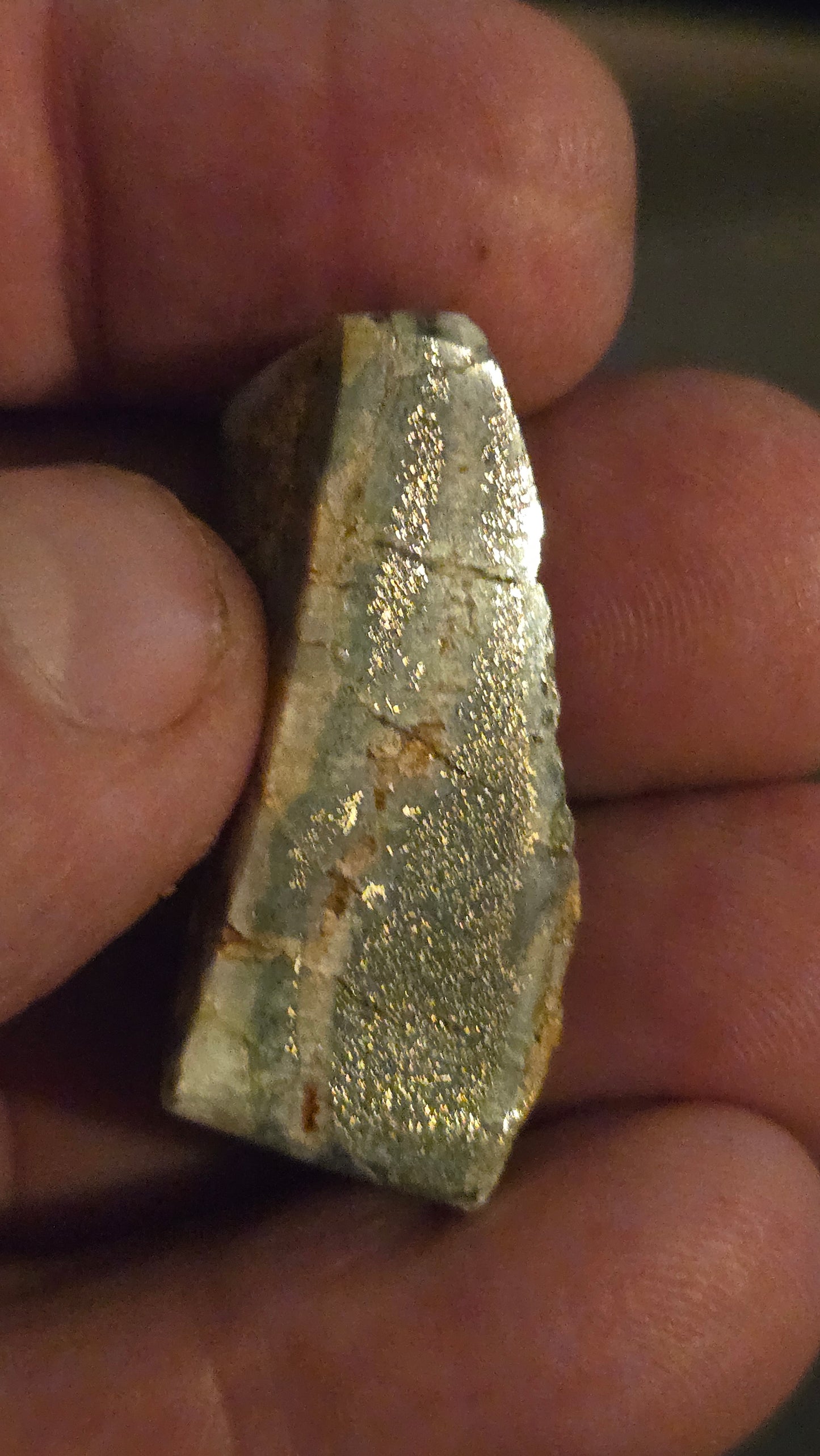 Polished Mariposite with Fine Wire Gold – Rare Natural Gold Specimen | 14.72g