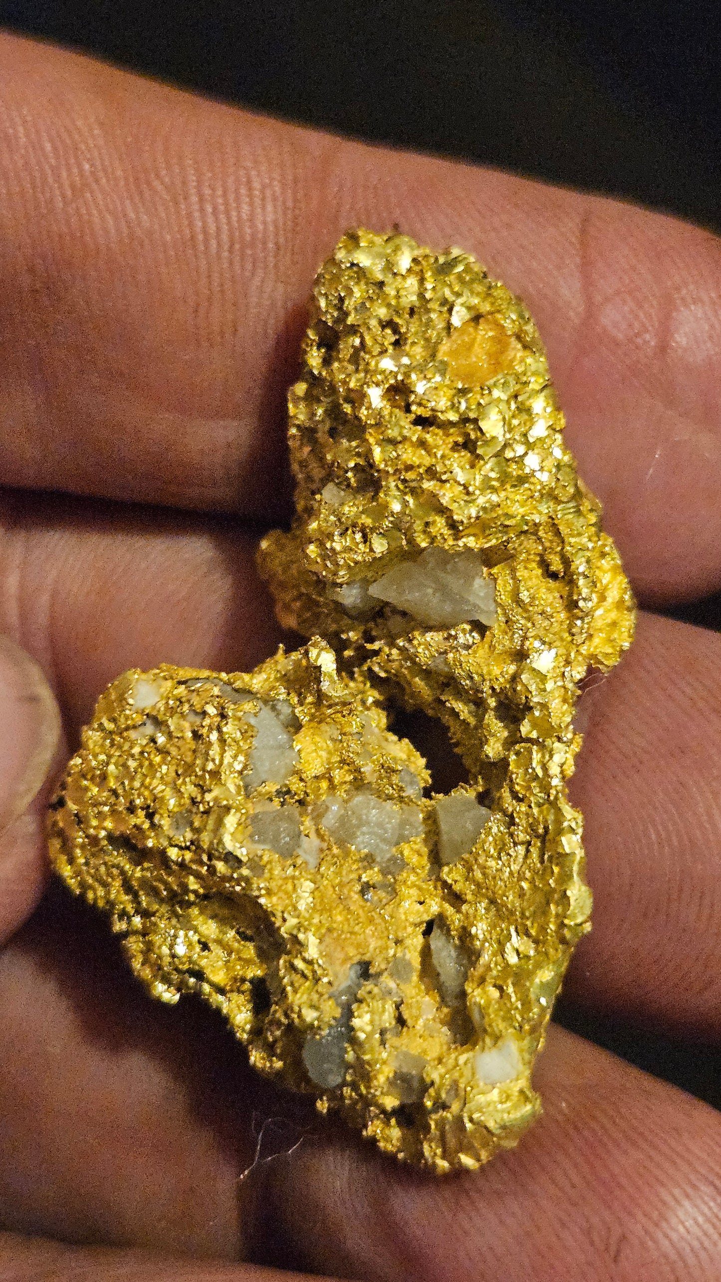 Kanaka canyon California (American River) crystallized gold nugget