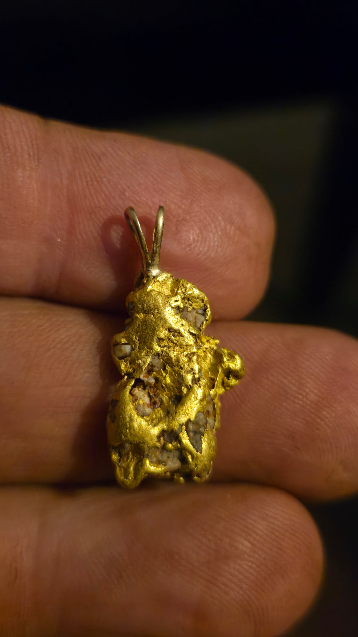 Gold Nugget Pendant - 7.79 grams