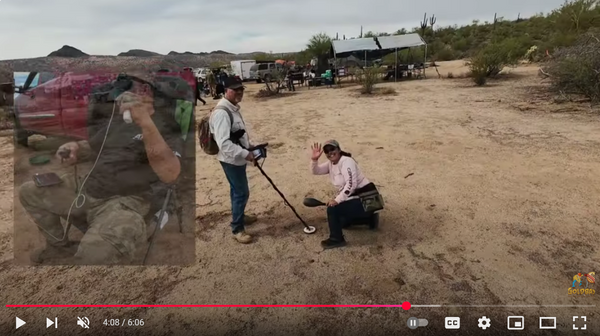 Surprising My Friend at the Wickenburg AZ Metal Detecting Event! Gold Hunting & Drone Footage!