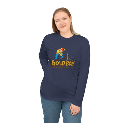 Gold Miner Graphic Long Sleeve Shirt — "GOLDBAY" Prospector Design