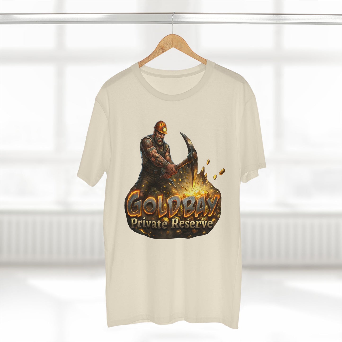 Gold Davy Private Reserve Miner T-Shirt — Gold Miner Graphic Tee