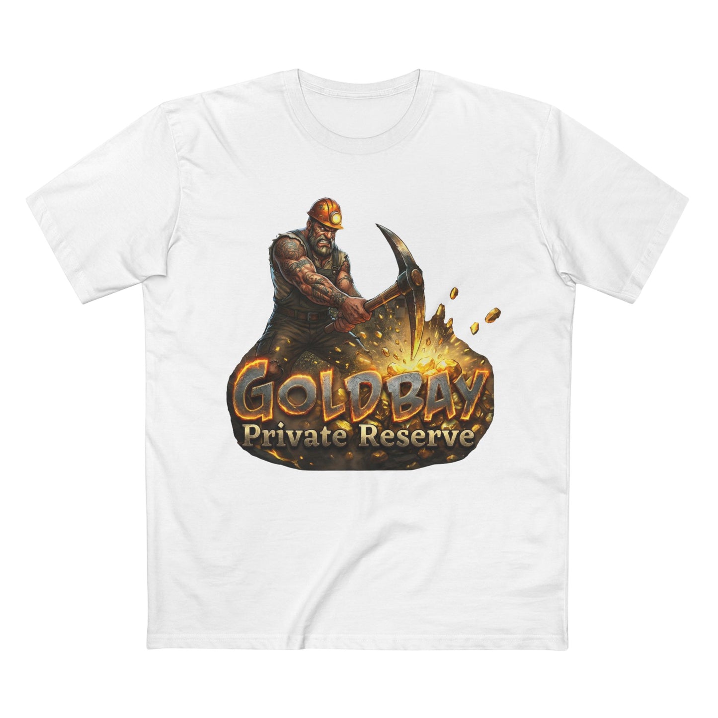 Gold Davy Private Reserve Miner T-Shirt — Gold Miner Graphic Tee