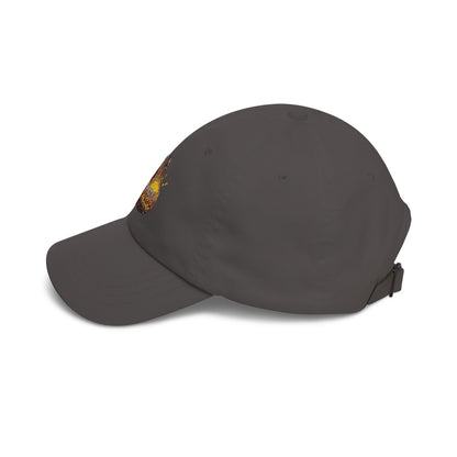 Dad Cap — Retro Gold Lava Graphic Classic Dad Cap