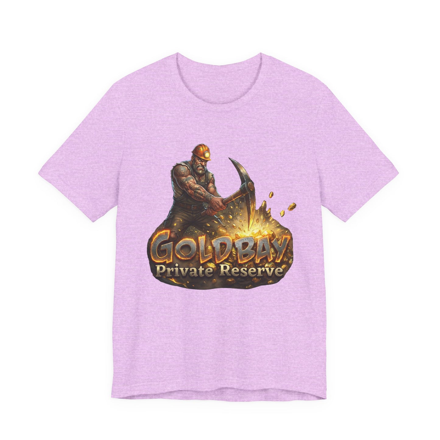 Gold Bay Private Reserve T-Shirt — Miner Logo Tee