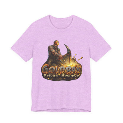 Gold Bay Private Reserve T-Shirt — Miner Logo Tee