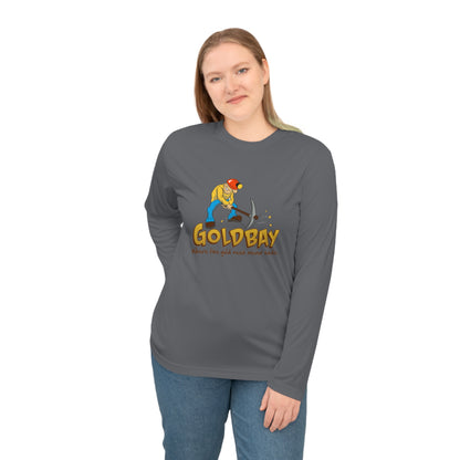 Gold Miner Graphic Long Sleeve Shirt — "GOLDBAY" Prospector Design
