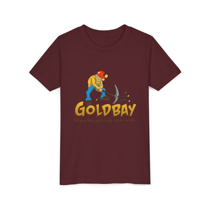 Youth Tee - "Gold Bay" Miner Graphic Shirt (Where the gold rush never ends)
