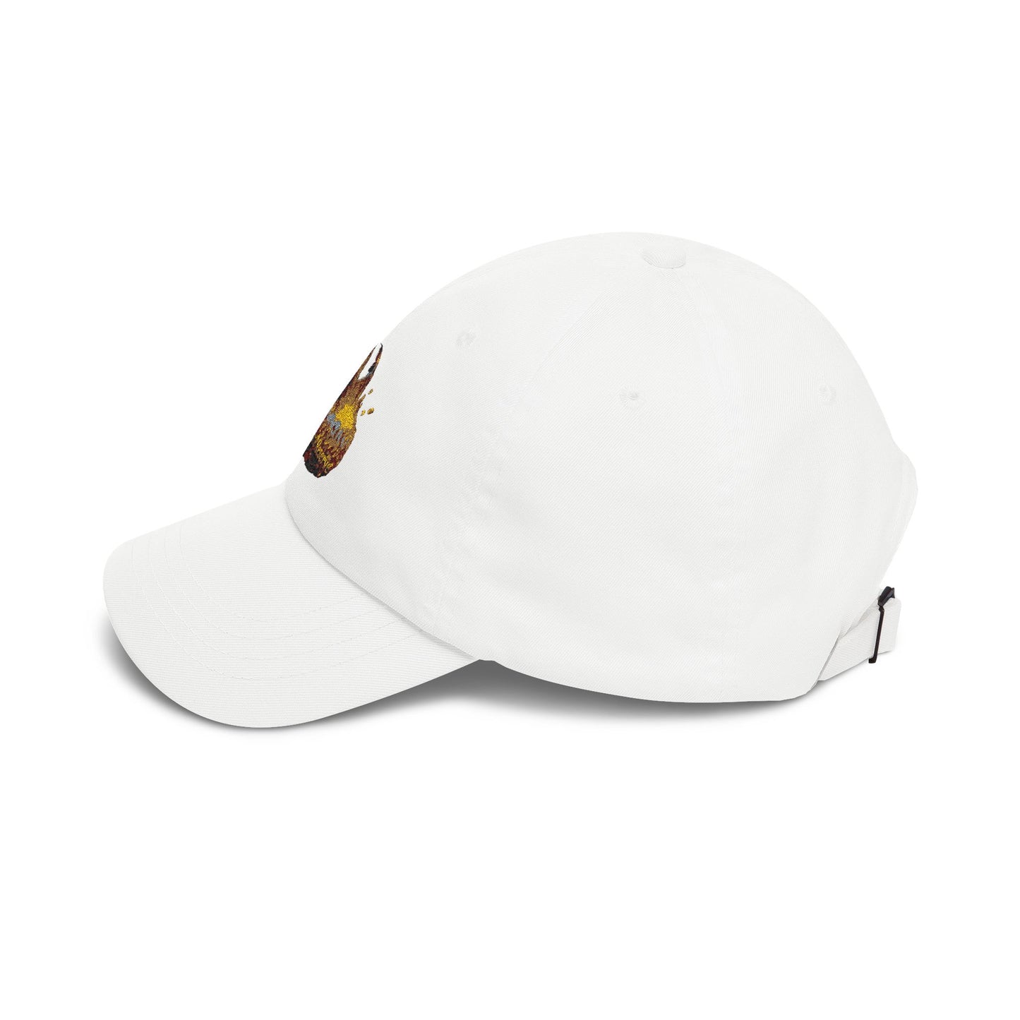 Dad Cap — Flaming Skateboarding Duck Embroidered Baseball Hat