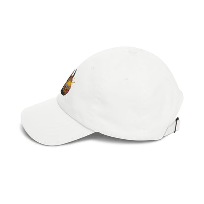Dad Cap — Flaming Skateboarding Duck Embroidered Baseball Hat