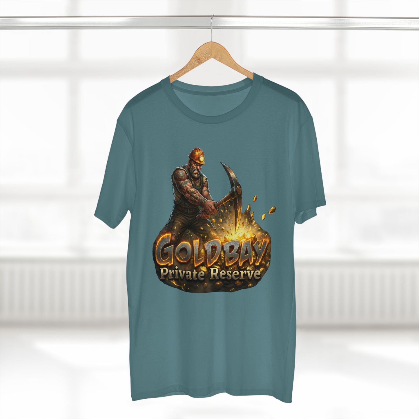 Gold Davy Private Reserve Miner T-Shirt — Gold Miner Graphic Tee