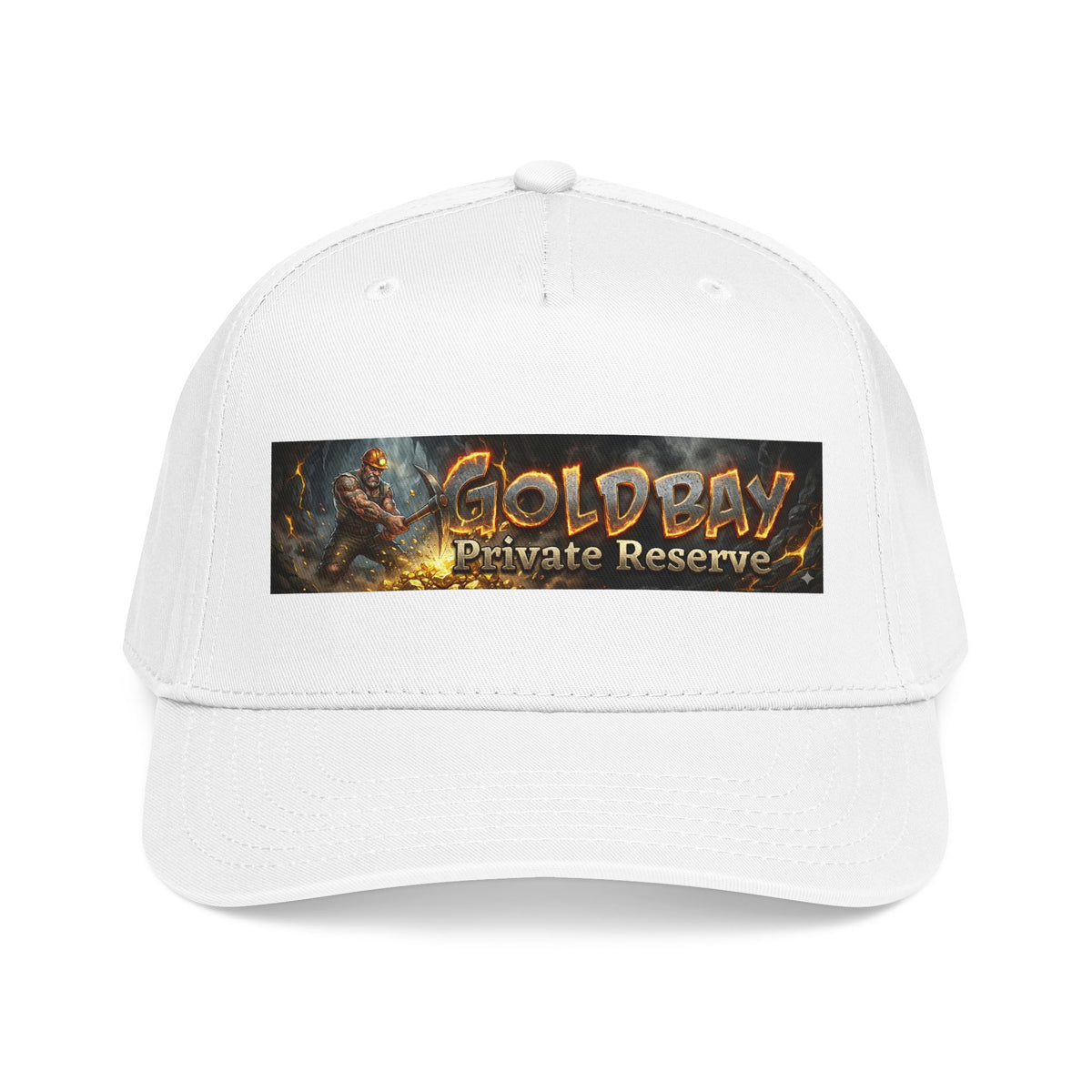 GoldPay 'Private Reserve' Baseball Cap — Miner Logo Strapback