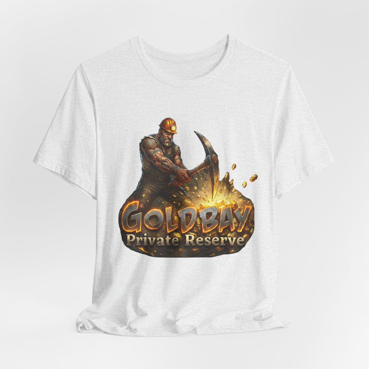 Gold Bay Private Reserve T-Shirt — Miner Logo Tee