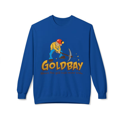 Gold Miner Sweatshirt – "Gold Bay" Graphic Crewneck (Where the gold rush never ends)