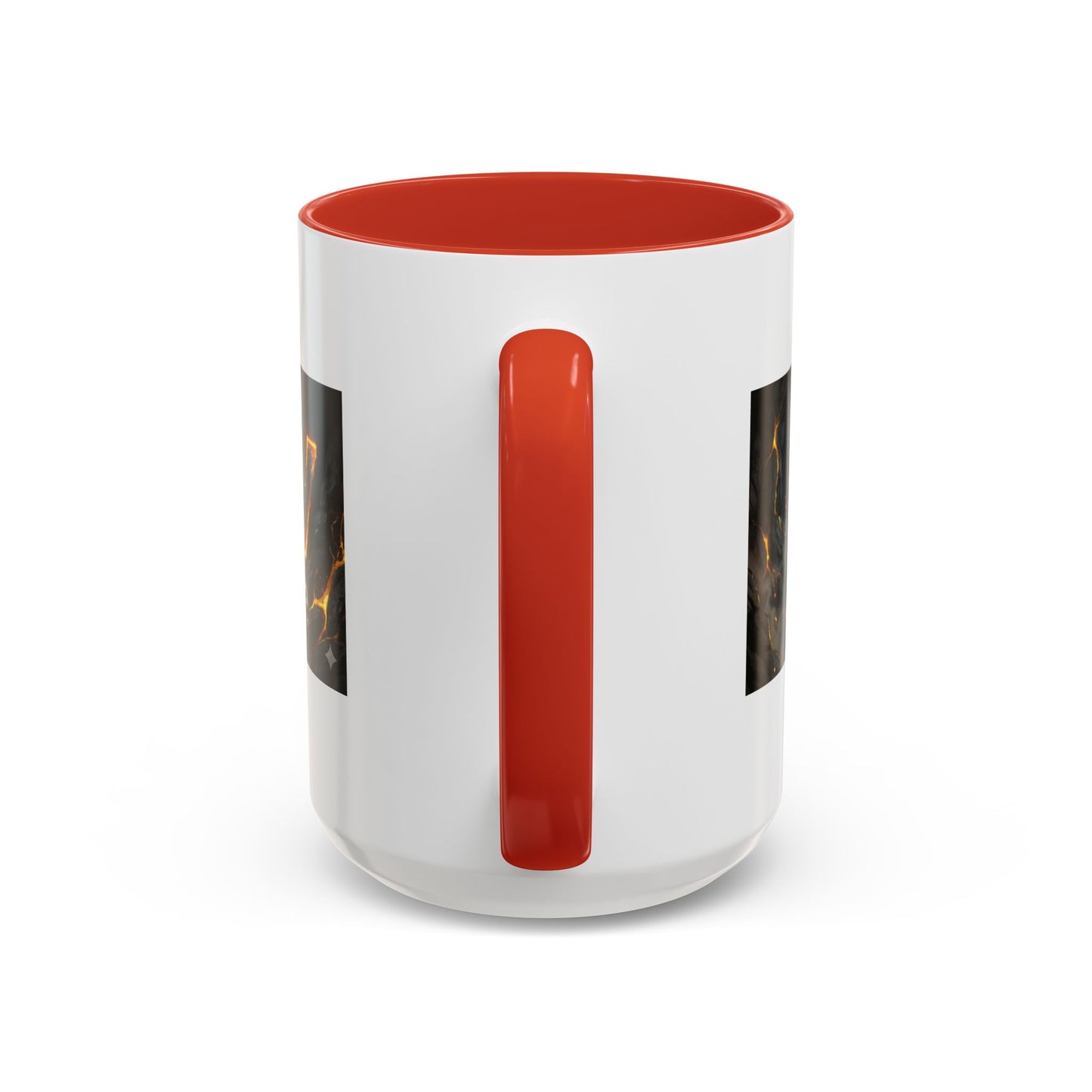 Goldbay Reserve Accent Coffee Mug — Bold Fiery Logo 11/15oz