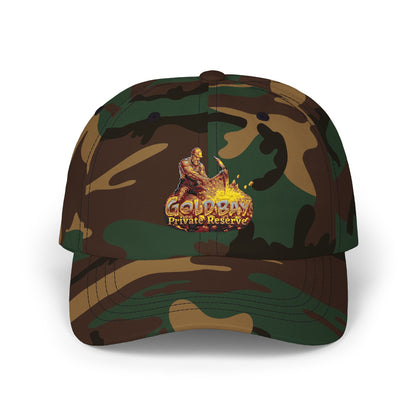 Dad Cap — Retro Gold Lava Graphic Classic Dad Cap