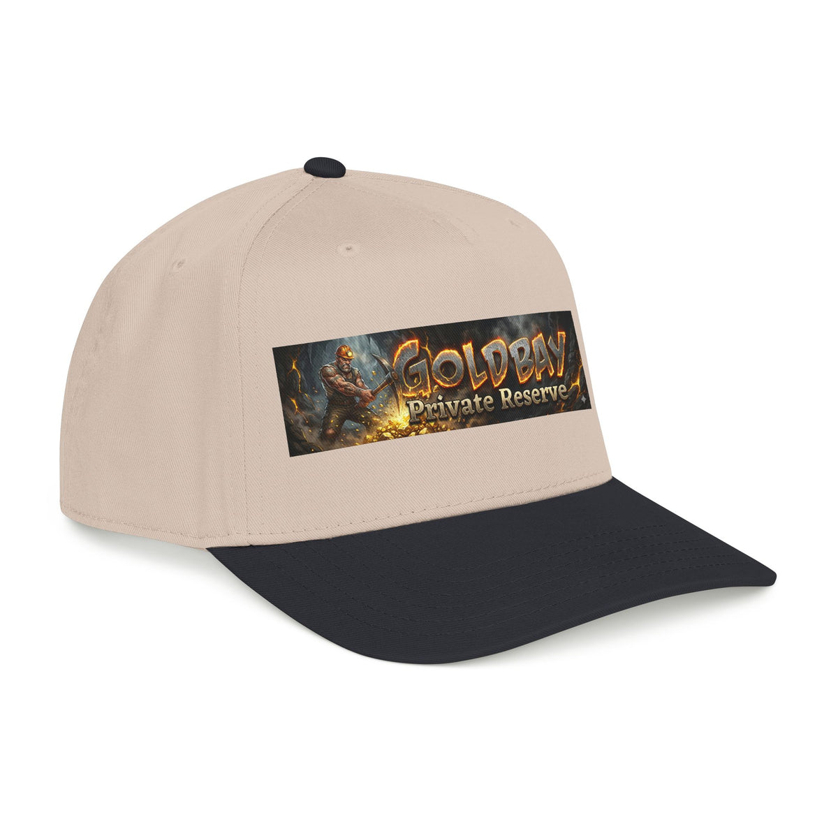 GoldPay 'Private Reserve' Baseball Cap — Miner Logo Strapback