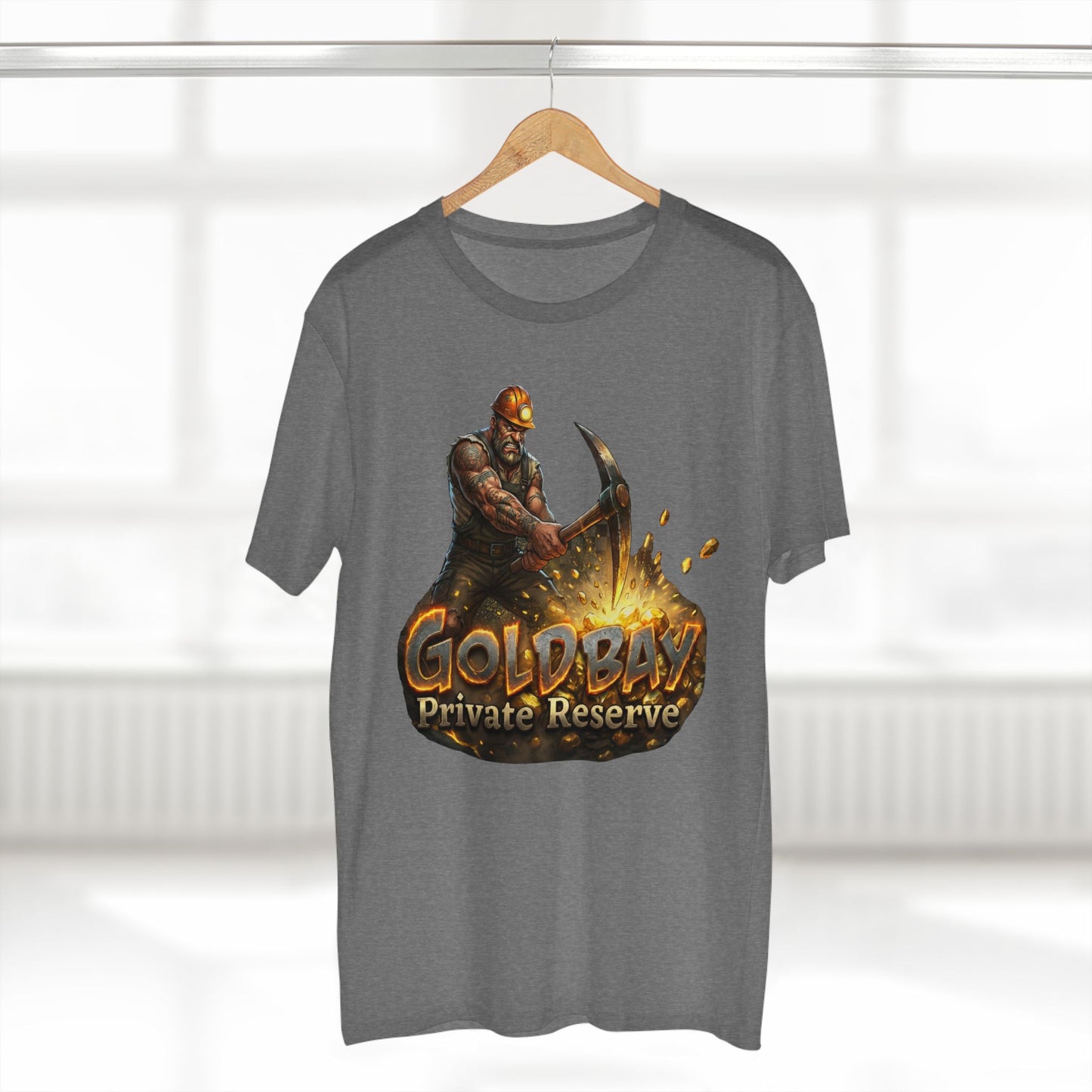 Gold Davy Private Reserve Miner T-Shirt — Gold Miner Graphic Tee