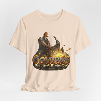 Gold Bay Private Reserve T-Shirt — Miner Logo Tee