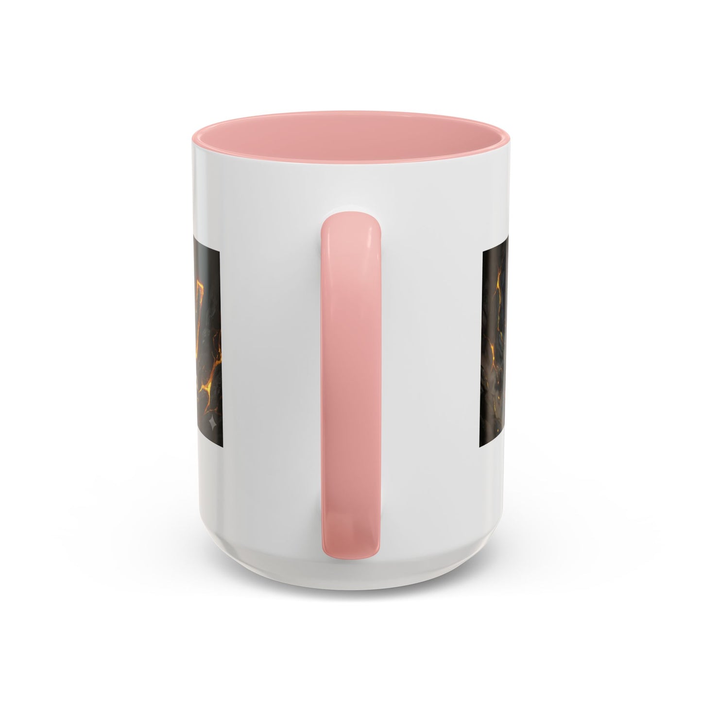 Goldbay Reserve Accent Coffee Mug — Bold Fiery Logo 11/15oz