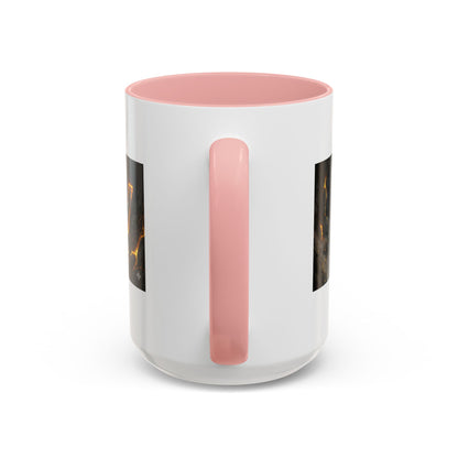 Goldbay Reserve Accent Coffee Mug — Bold Fiery Logo 11/15oz