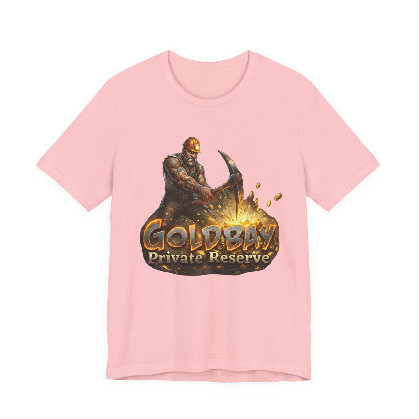 Gold Bay Private Reserve T-Shirt — Miner Logo Tee