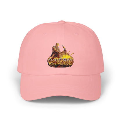 Dad Cap — Retro Gold Lava Graphic Classic Dad Cap