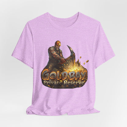 Gold Bay Private Reserve T-Shirt — Miner Logo Tee