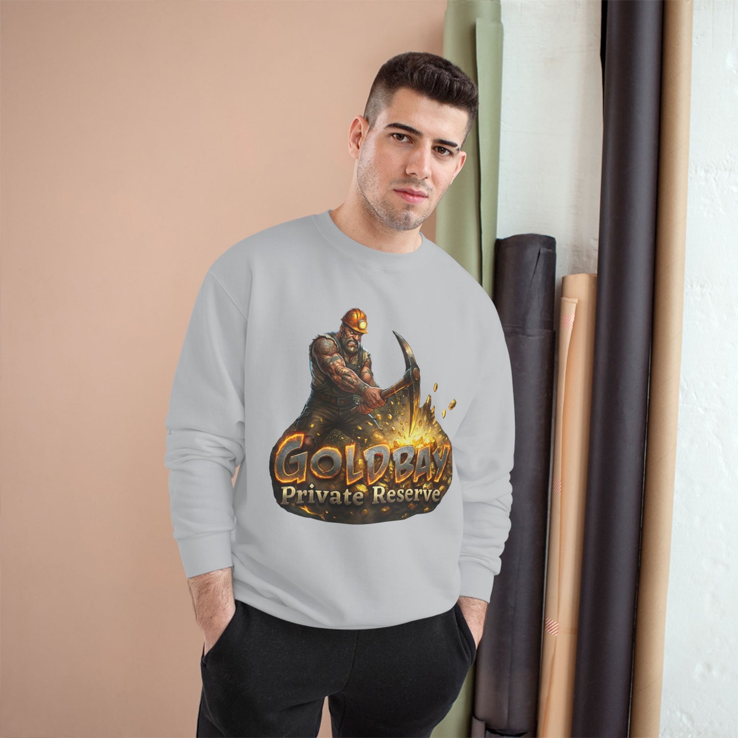 Champion Sweatshirt — Goldbrain Private Reserve Graphic Crewneck