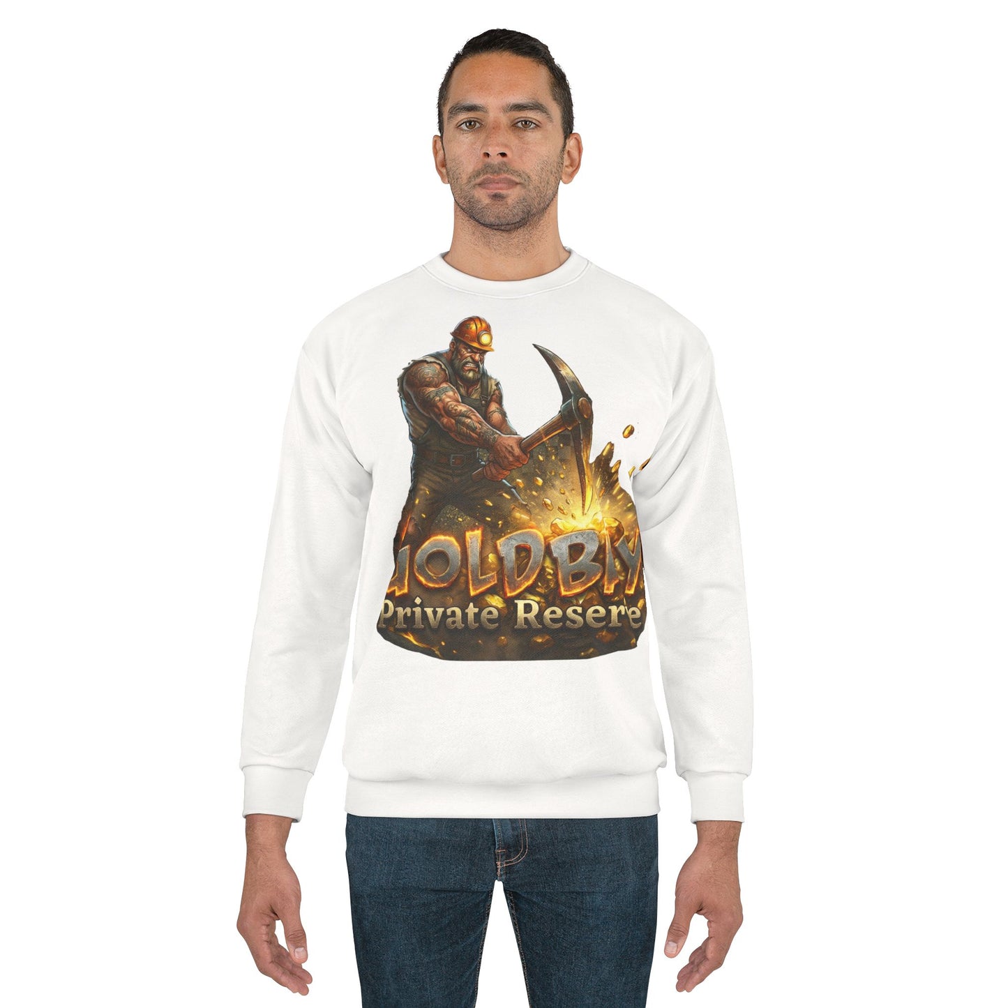 Sweatshirt — Gold Bay Private Reserve Miner Graphic Crewneck