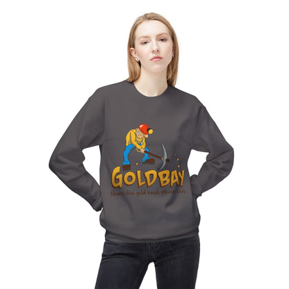 Gold Miner Sweatshirt – "Gold Bay" Graphic Crewneck (Where the gold rush never ends)
