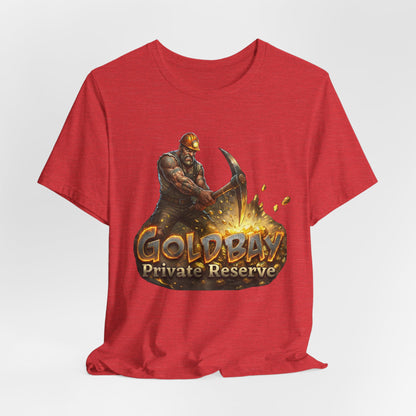 Gold Bay Private Reserve T-Shirt — Miner Logo Tee