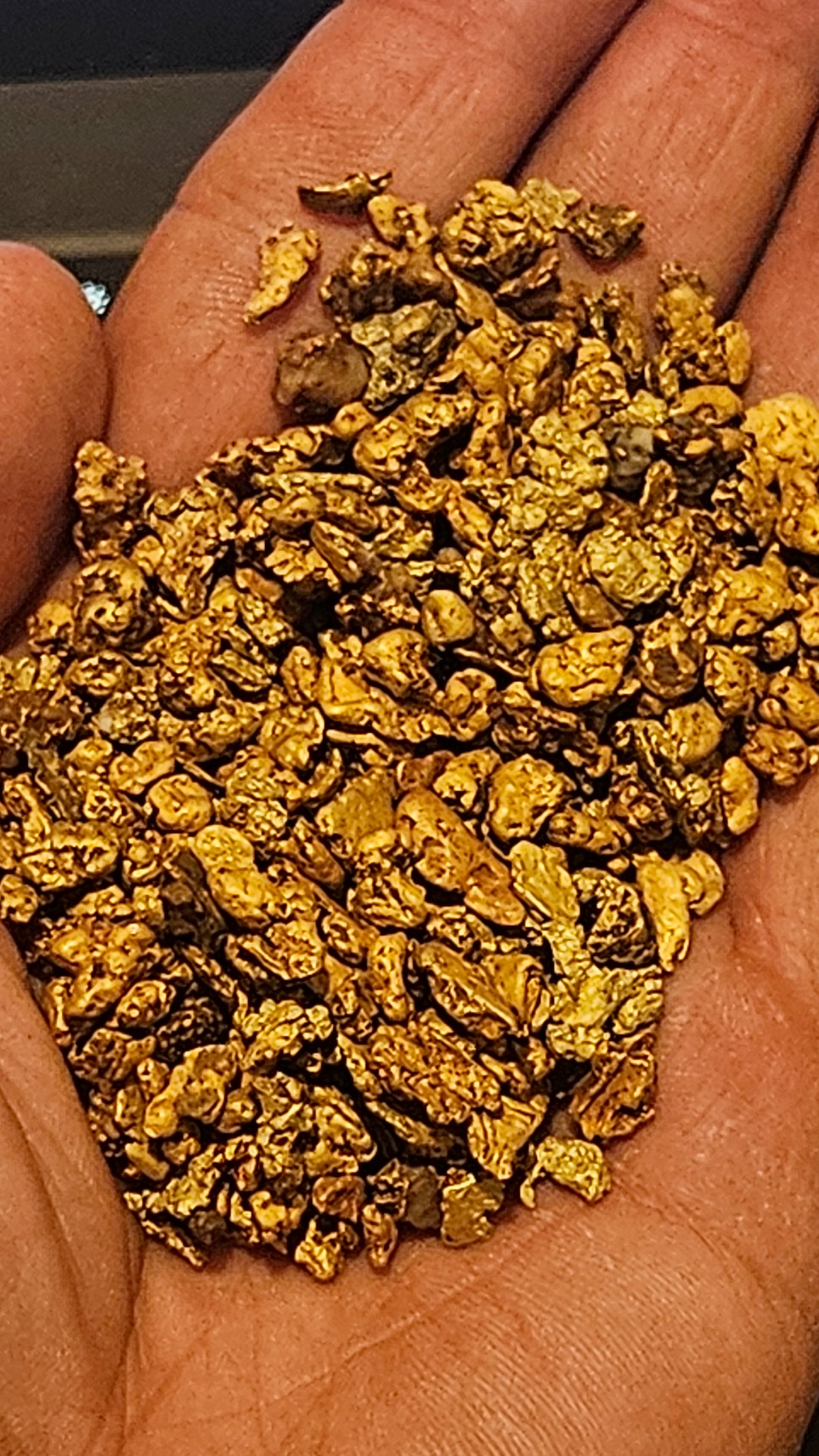 High Purity Mexican paydirt. Stunning dense gold 95-98% pure! BIGGEST NUGGETS!