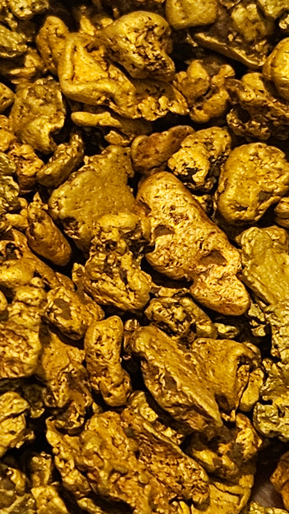 High Purity Mexican paydirt. Stunning dense gold 95-98% pure! BIGGEST NUGGETS!