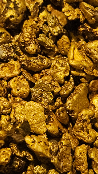 High Purity Mexican paydirt. Stunning dense gold 95-98% pure! BIGGEST NUGGETS!