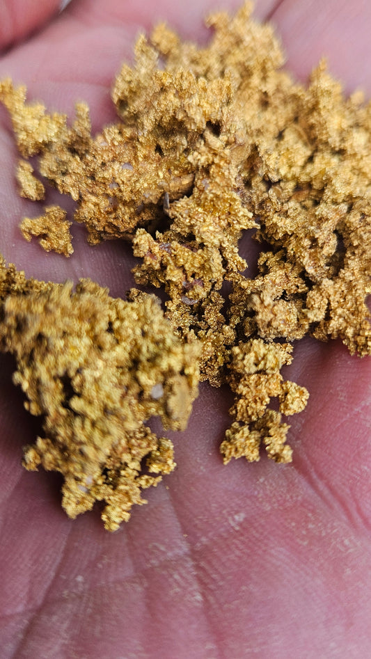 Crazy crystallized gold paydirt, 1 time offering, 1 gram of KEWL gold in each bag!