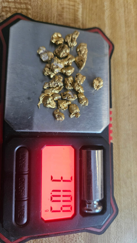 Overstock sale 1 ounce Mexican nuggets #6 and bigger up to 2g - lot 5