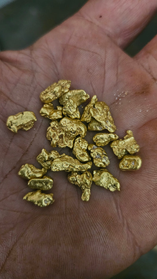 Overstock sale 1 ounce Mexican nuggets #6 and bigger up to 2g - lot 4