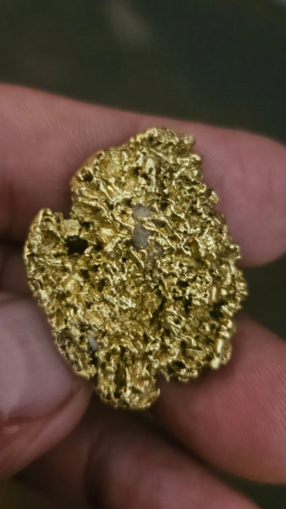 Very coarse gold nugget from Mexico 28.2 grams