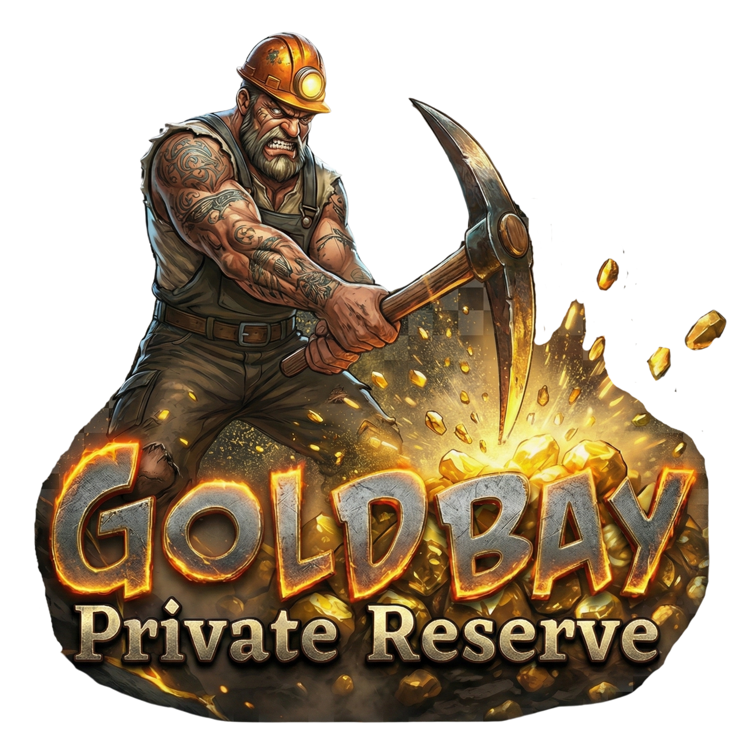 Gold Davy Private Reserve Tee — Miner & Treasure Graphic Moisture‑Wicking Shirt