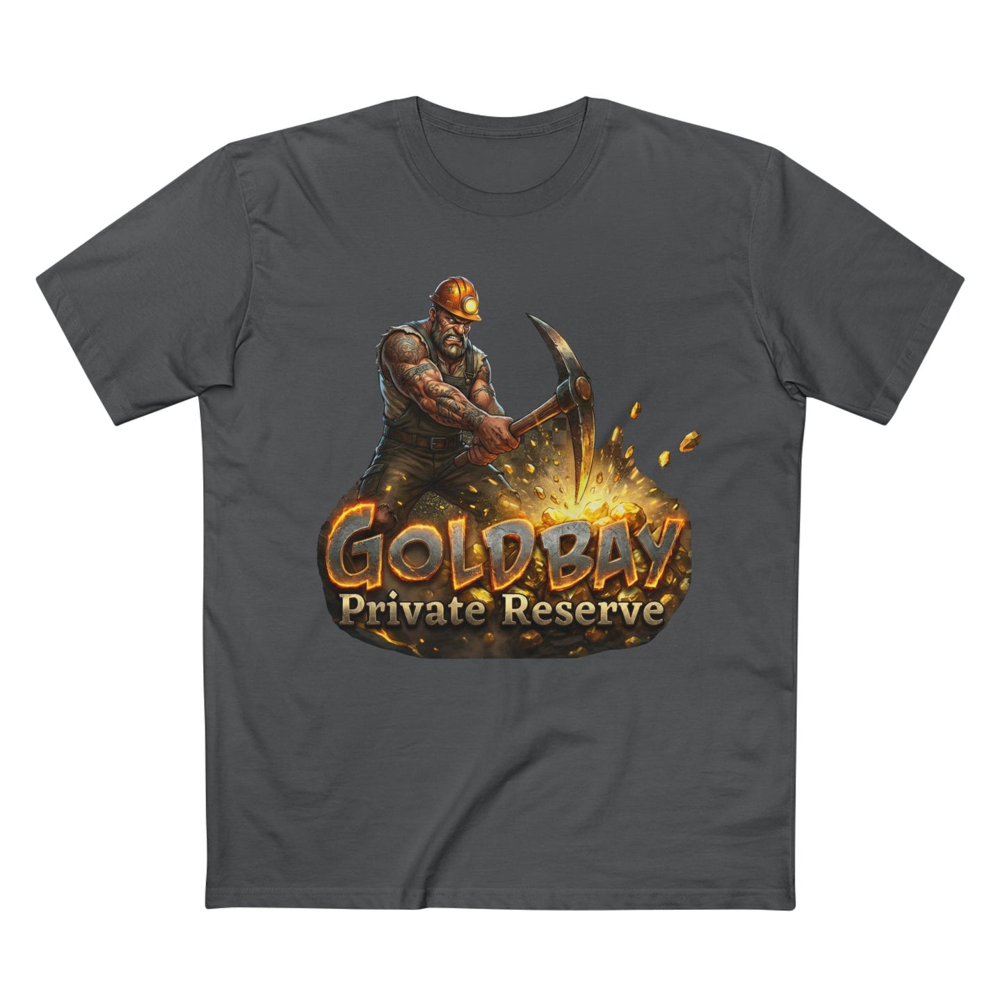 Gold Davy Private Reserve Miner T-Shirt — Gold Miner Graphic Tee