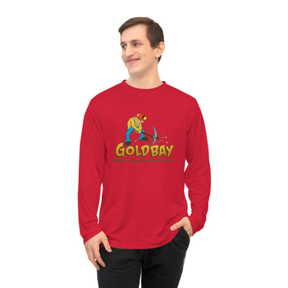 Gold Miner Graphic Long Sleeve Shirt — "GOLDBAY" Prospector Design