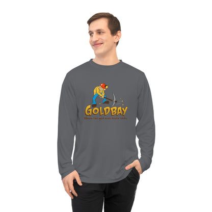 Gold Miner Graphic Long Sleeve Shirt — "GOLDBAY" Prospector Design